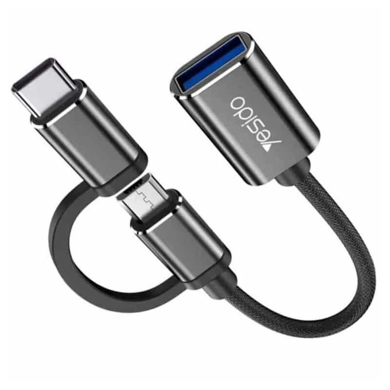 مبدل برند یسیدو مدل GS02 USBتایپ سی و میکرو