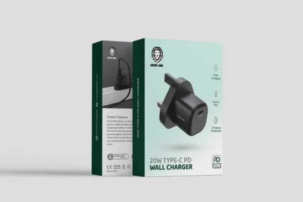 آداپتور وال فست شارژ برند گرین لاین 20وات PD - Image 1