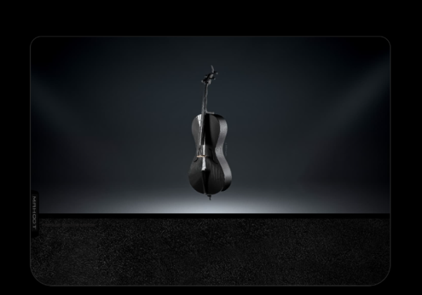 ماوس‌پد PRO ماهوت طرح cello با استراحتگاه Black chamois - Image 1